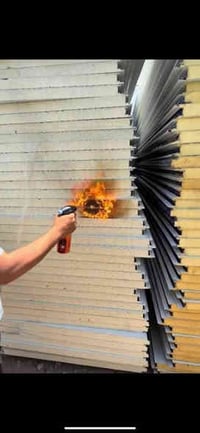 متوفر سندويج 5 سانتيم ضد حريق عل فحص سعر متر ب 18 ونص وبي مجال + متوفر...