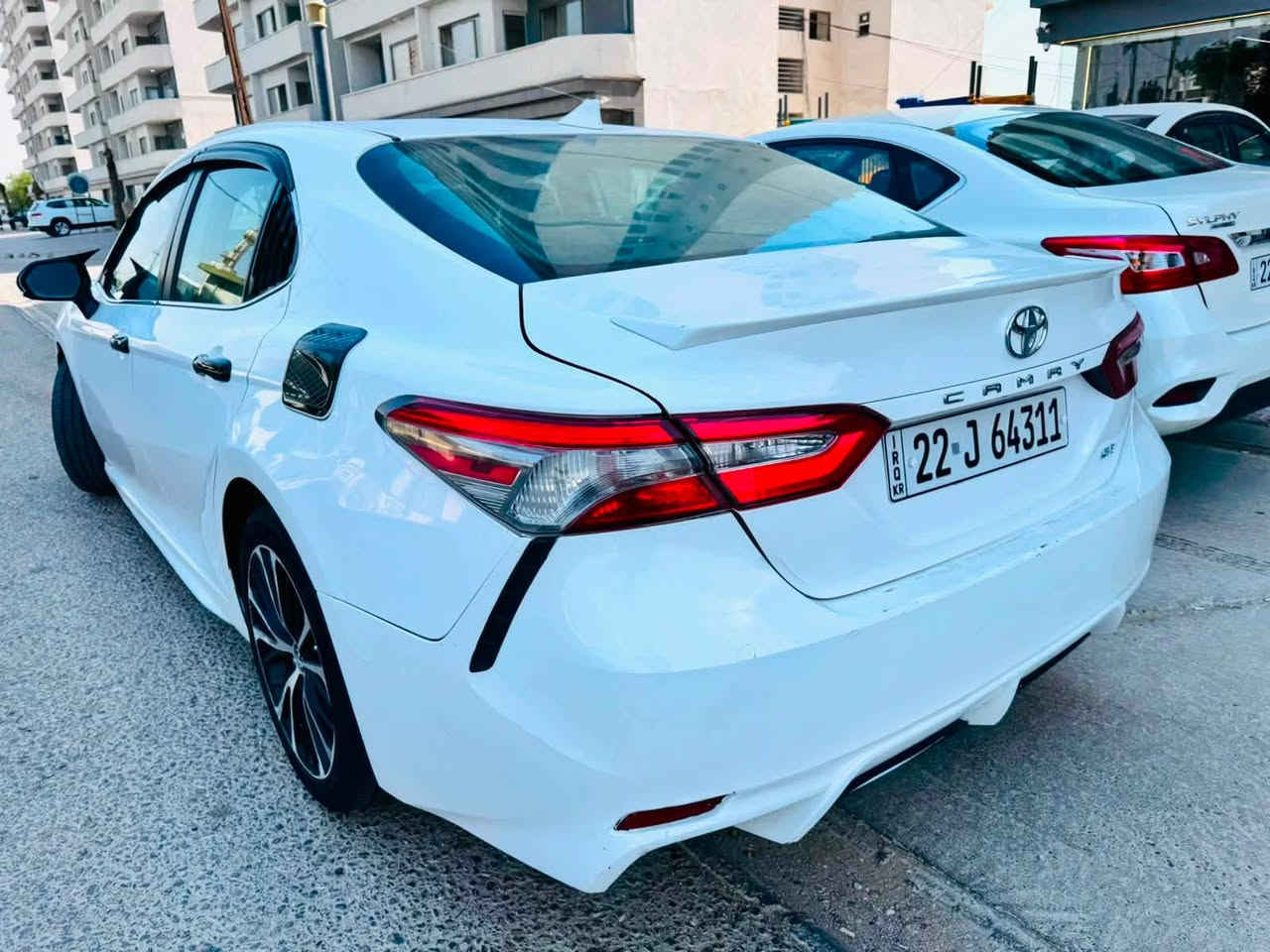 السلام عليكم
كامري موديل 19 ابيض SE امريكي 

بيها أربع جاملغ خلفي حادث امريكا 

وبيها بالعراق 3 قطع الحادث صار يمي 
الشاصي سحب + تعديل اثر الدعم
كير محرك شرط بدون نقص سنويه 

نافذه قبل يومين يرهم مراوس مع فرق

مكاني بيجي واليوم اتواجد بالشركاط

150 وبيها مجال للشراي ***********
