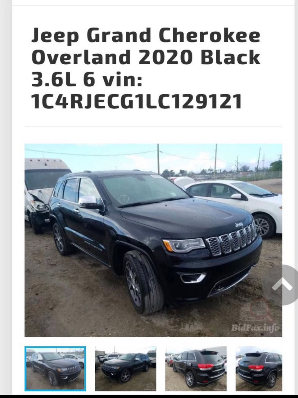 جيب 2020اوفر لاند فول مواصفات مبدل باب خلف السائق وبارد بالجاملغ الخلفي سونار موجود صور الحادث موجوده ماشيه 60الف ميل 
***********
