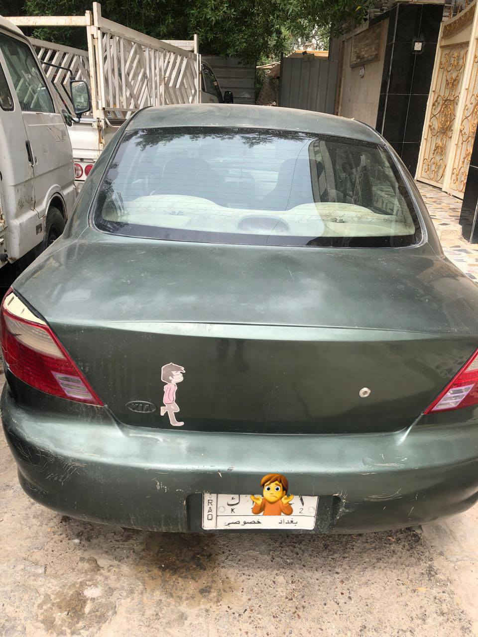 السلام عليكم كيه ريو مديل 2002 شوفت عينك سياره جاهزه كبل شغل وتطلع بيه نواقص بسيطه الله شاهد سياره وما يوم موكفتني سعر 35 وبيه مجال دبلات امامي جدد محرك بحاله جيده لا بخار ولا  شي رقمي *********** بكاني البياع شرطه رابعه سياره نصبته حلوه
