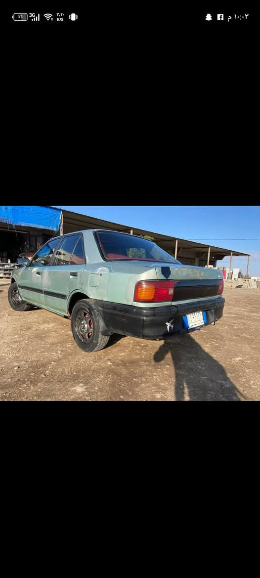 سلام عليكم
سياره مازده حجم 323 موديل 1993  سياره بلاديه مابيه لا ضربه ولا صبغ صدر تمام محرك تمام كير تمام تخم تاير السياره مابيه نقص برقي تحويل ثاني يوم ترايك وين مايعجبك السياره  السعر 34وبيه مجال شويه ***********

