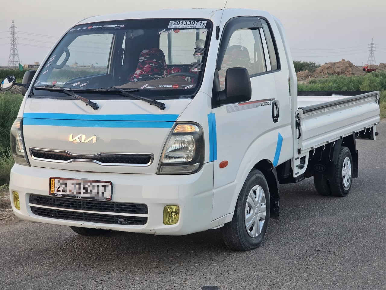 كيه بنكو  بدهن كوريه
مديل 2018  محرك سبلاين مسكر
بيها رقم وسنويه شمالي انكليزي الجديد
حصة كاز بكل المحطات  /وكاله باسم المشتري ام الصوره والباركود
كير ومكينه كفاله   
حداديه جديده تخم تاير جديد
تبريد ثلج وي السويج / كهربائيات شلع شغاله
بدي زيرو مامحمل بي ولا كيلو
السعر المطلوب 65  سياره شرط احله من الصور 
العنوان الناصريه قضاء النصر
رقم الهاتف ***********
