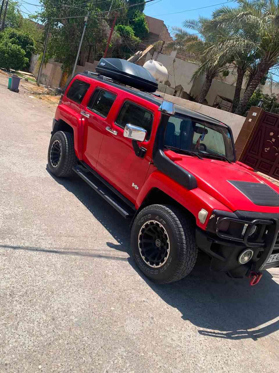 همر H3 خليجي
موديل ٢٠٠٨
محرك ٥ سلندر ٣٧٠٠
رقم بغداد 
غاز + بنزين 
مكفولة من الضربة 
صبغ البنيد طبقة فقط مال جلحة 
تبريد ثلج 
رقم بغداد 
السعر ١١٠ $ و بيها مجال بسيط 
للاستفسار ***********
