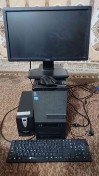 حاسبه مع كيست وشاشه ويو بي اس ماوس كيبورد  للبيع تواصل خاص رقم 0775764...