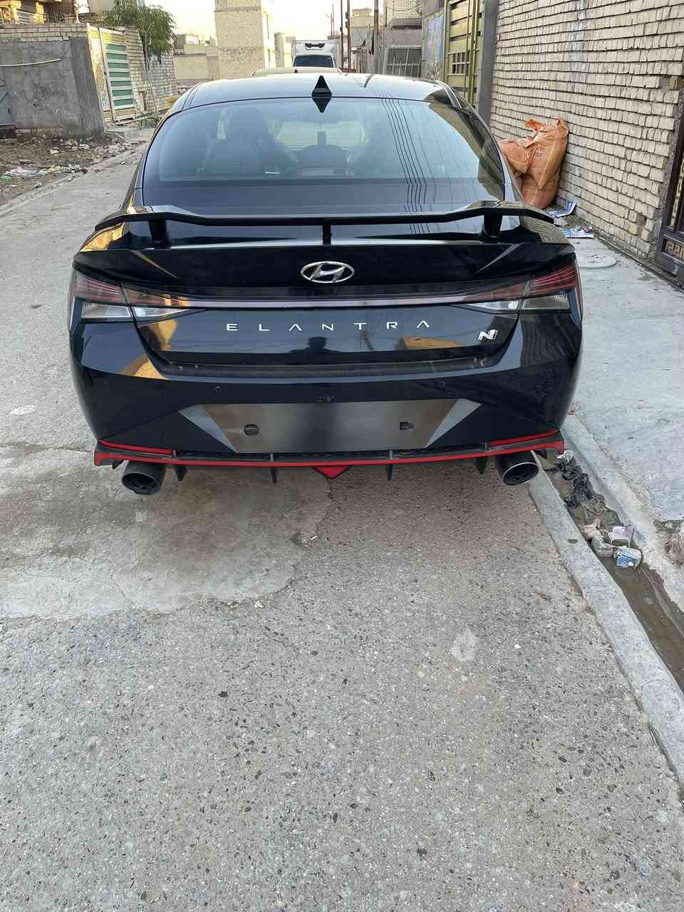 النوع: Hyundai Elantra N
الموديل: 2023
اللون: أسود
الوقود: بنزين
نظام الدفع: أمامي FWD
القير: أوتوماتيك 8 سرعات DCT
المحرك: 2.0 لتر تيربو
القوة: 276 حصان
العزم: 392 نيوتن متر

التجهيزات:

باكج N Performance رياضي

عدادات رقمية وشاشة وسطية كبيرة

مقاعد رياضية N

رادار + مانع تصادم

كاميرا خلفية

مثبت سرعة

جنوط رياضية 19 إنش

دخول ذكي وتشغيل بصمة

أنظمة أمان كاملة

بدون. ارقام. ..
السعر160  

للاستفسار ***********
