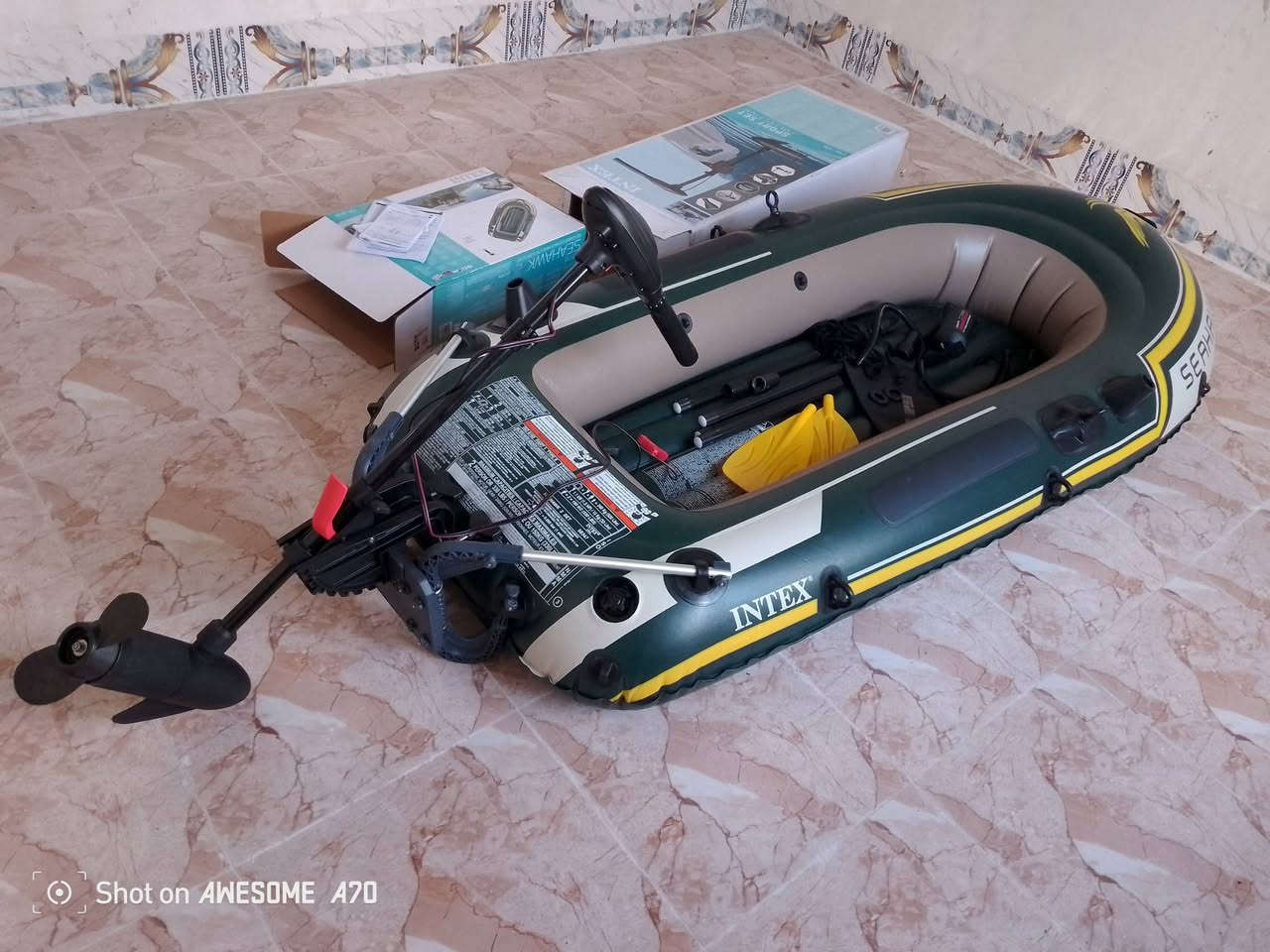 زورق نفخ و مكينه كهرباءيه عل بطاري 12فولت مال زورق نفخ معه كامل الملحقات اعله سعر ابيع


**إذا كنت صاحب هذا الإعلان وتريد حذفه لأي سبب، رجاءا أرسل رسالة إلى الدعم الفني**