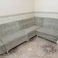 قنفه • ديوان • قنفات ٨ مقاعد • ديوان ٥ متر • اثاث مستعمل • مفروشات