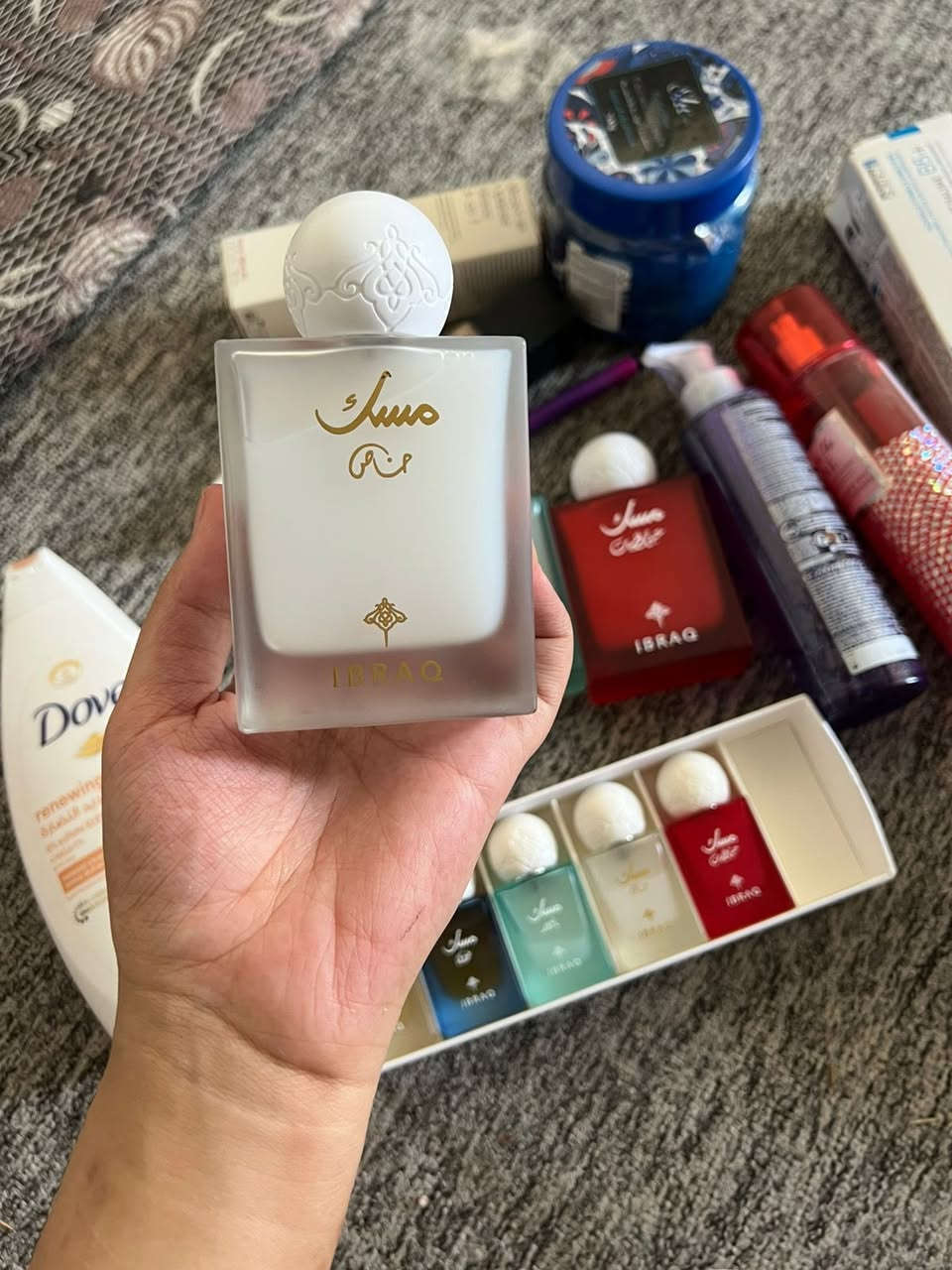 مرحبا حبايب تتوفر عطور وعنايه وسكن كير. كلهن اصليات مال دبي ضمان فحص امام المندوب اي اختلاف عن الاصلي اله حق الترجيع وأسعار كلش حلوه وترضي الجميع الاستفسار عن الاسعار بالخاص ويوجود خدمه توصيل 🚚


**إذا كنت صاحب هذا الإعلان وتريد حذفه لأي سبب، رجاءا أرسل رسالة إلى الدعم الفني**