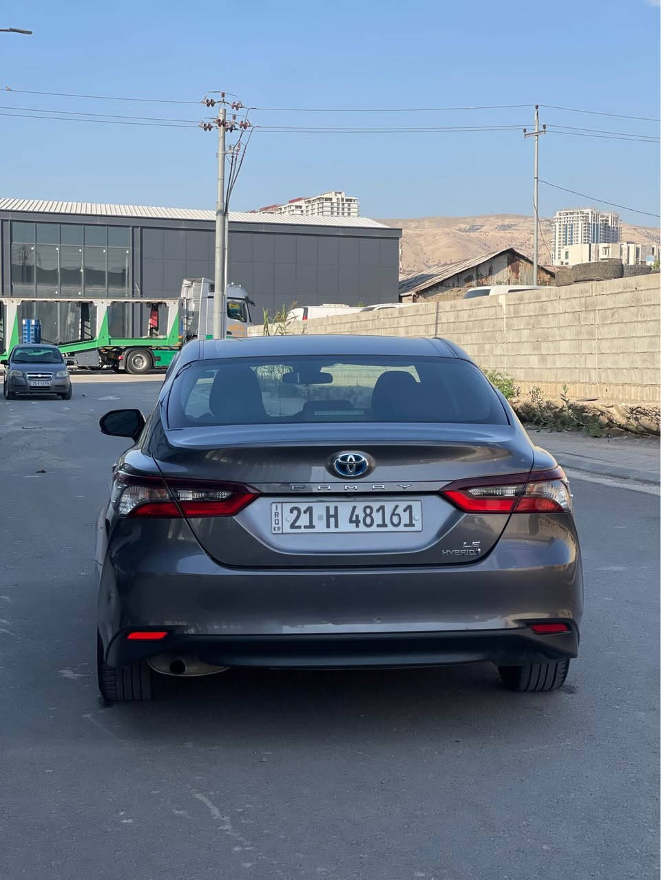 Toyota camry hyrbid
نرخی تەنها ١٧٣ وەرەقە
مۆدێل 2023
مواسەفاتLE 
بەسمە
برێک بەسمە
کوشن کارەبا و هیتەر
ڕاداری پێشەوە (ئۆتۆ ستۆپ)
ڕاداری خەتی جادە

سێ شێوازی لێخوڕین( عادی،ئۆتۆماتیک،سپۆرت)
چوارجام ئۆتۆ
کامێرە 
شاشە گەورە
سوکان ڤۆلێۆم
تەحدید سورعە
حاسەی تایە
٢ پارچەی  بۆیاخە ئەیرباگ هەمووی بیلادیە هیچی نەتەقیوە

ژمارە موبایل
***********

سلام عليكم
Toyota camry hyrbid LE
كامري 2023
سعر فقط ١٧٣ ورقه 
مواصفات LE 

محرك 2500 هايبرد 
بصمة 
كشن كهرباء و هيتر

شاشه كبيره 

كامره دواره 

ثلاث انظمة قياده 

رادار امامي 

قياده ذاتيه 

تنبيه الخروج من مسار الطريق

تحكمات ستيرن 

تبريد لمس شاشه 

قطعتين صبخ بدون ايرباك

‎العنوان سليماني اتصال ☎️ *********** السليمانية, العراق
