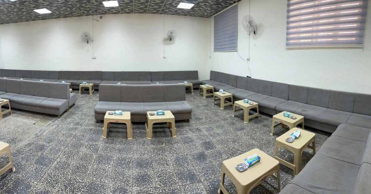 بسم الله الرحمن الرحيم
تعلن قاعة التربية الإسلامية للمناسبات 
الدينية
عن استقبال مجالس الفواتح والمناسبات الدينية (مجاناً)
خدمة لأهلنا الكرام وابتغاء للأجر 
📞 للحجز والاستفسار:

***********
***********
