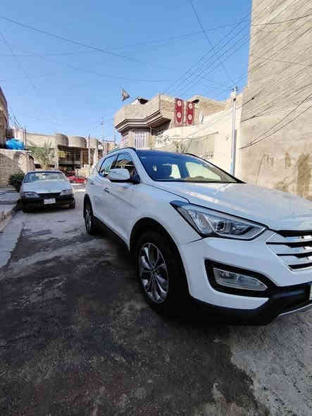 سلام عليكم من رخصه مدير الكروب المحترم سياره سنتافي موديل 2013 سياره خليجي فول مواصفات سته سلندر كير ومكينه خير من الله سبعه راكب كشن كهرباء تحكمات ستيرن جهتين كامره خلفيه حساس خلفي تبريد تلث قطع تبريد ثلج مري شفط اشاير بل كشنات تدفئه وتبريد سايد  بريك دكمه بردات خلفي سياره بيه صبغ بل بنيد وبل صندوك جواء الرقم شويه صبغ فقط بدون دواخل السياره رقم بغداد دولي هزه جديد سنويه 30 السعر 163 وبيهه مجال بصيط مكاني بغداد حي اور رقمي ***********
