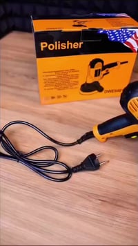 بوليش كهربائي • قرص 125 مم • مقبض جانبي