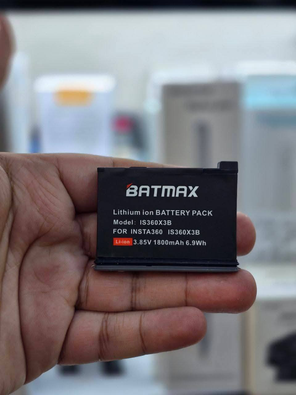بطاريه كاميرا انستا 360 X3  من BATMAX 🫡🔥
insta 360 X3 ✅

حجم البطاريه 1800 مللي امبير ✅ 

السعر 10 الاف فقط 🫡🔥 

توصيل جميع محافظات العراق 5 الاف 🚙🚗 

للأستفسار والحجز التواصل واتساب 📞 

***********

عنوان المركز : بغداد الحريه الثانيه شارع الحريه الثانيه قرب مكتبه الكراون مقابل صيدليه العنفوان مركز شمس للموبايل
