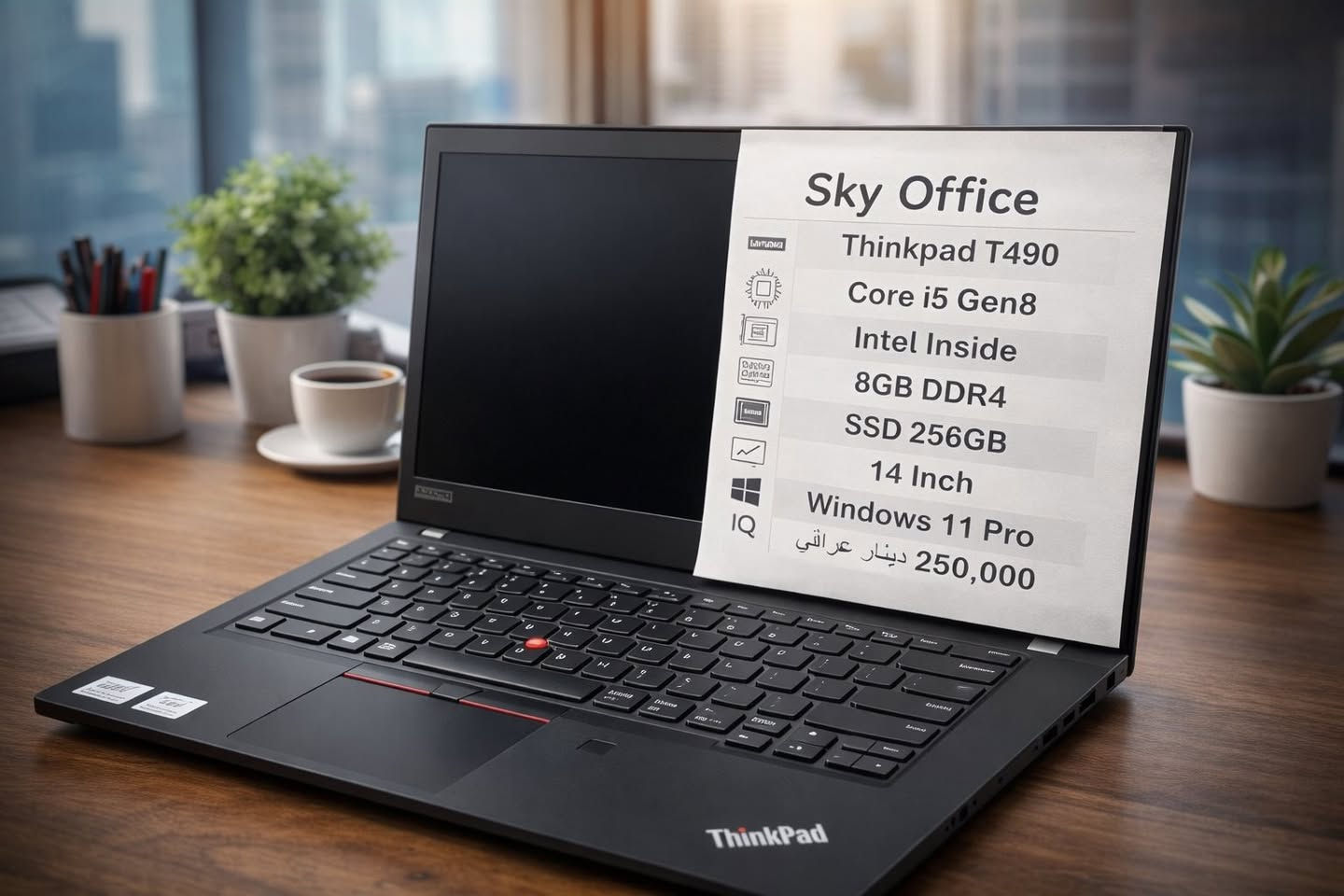 � أفضل عروض لابتوبات Lenovo – أداء يعتمد عليه! 🔥
هل تبحث عن لابتوب عملي، قوي، ومناسب للدراسة أو العمل؟
💻 لابتوبات Lenovo ThinkPad توفر لك الجودة، المتانة، والأداء العالي بسعر مناسب.

✨ المميزات:
✅ معالجات Intel / AMD أصلية
✅ سرعة عالية بفضل SSD
✅ تصميم أنيق ومتين
✅ مناسب للأعمال، الدراسة، البرمجة، والاستخدام اليومي
✅ أنظمة Windows أصلية

💰 أسعار منافسة تناسب الجميع
📦 الكمية محدودة
📍 متوفر لدينا في Sky Office

📩 تواصل معنا الآن للحجز أو لمعرفة التفاصيل
لا تضيع الفرصة… Lenovo خيارك الذكي 🚀
متوفر توصيل لجميع محافظات العراق  🚚 
***********
