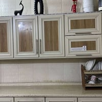 كاونتر MDF المنيوم • مستعمل نضيف • ٥م×٦٠سم