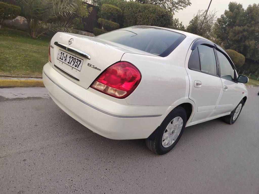 السلام عليكم حبايب
نيسان صني ياباني اصلي 2008
محرك قبغ اسود المرغوب
صبغ قطعه وحده والسونار مرفق بالصور
الباقي كفاله مابيها اي نقص
كير ومحرك جدد
تخم تاير جديد
صدر أمامي وخلفي جديد
تبريد ثلج
السياره كامله شغل واطلع دينار متحتاج مصرف
السعر 97 او مراوس حسب القناعه 
مكاني بغداد حي الجامعه ت***********
التواصل واتس اب او اتصال ماسنجر قليل افتح بغداد, العراق
