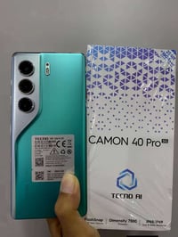 تكنو كامون 40 برو 5G • ٢٥٦/٨+٨ • جديد