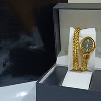 ساعة بولغري • طلاء ذهبي • مقاوم للماء