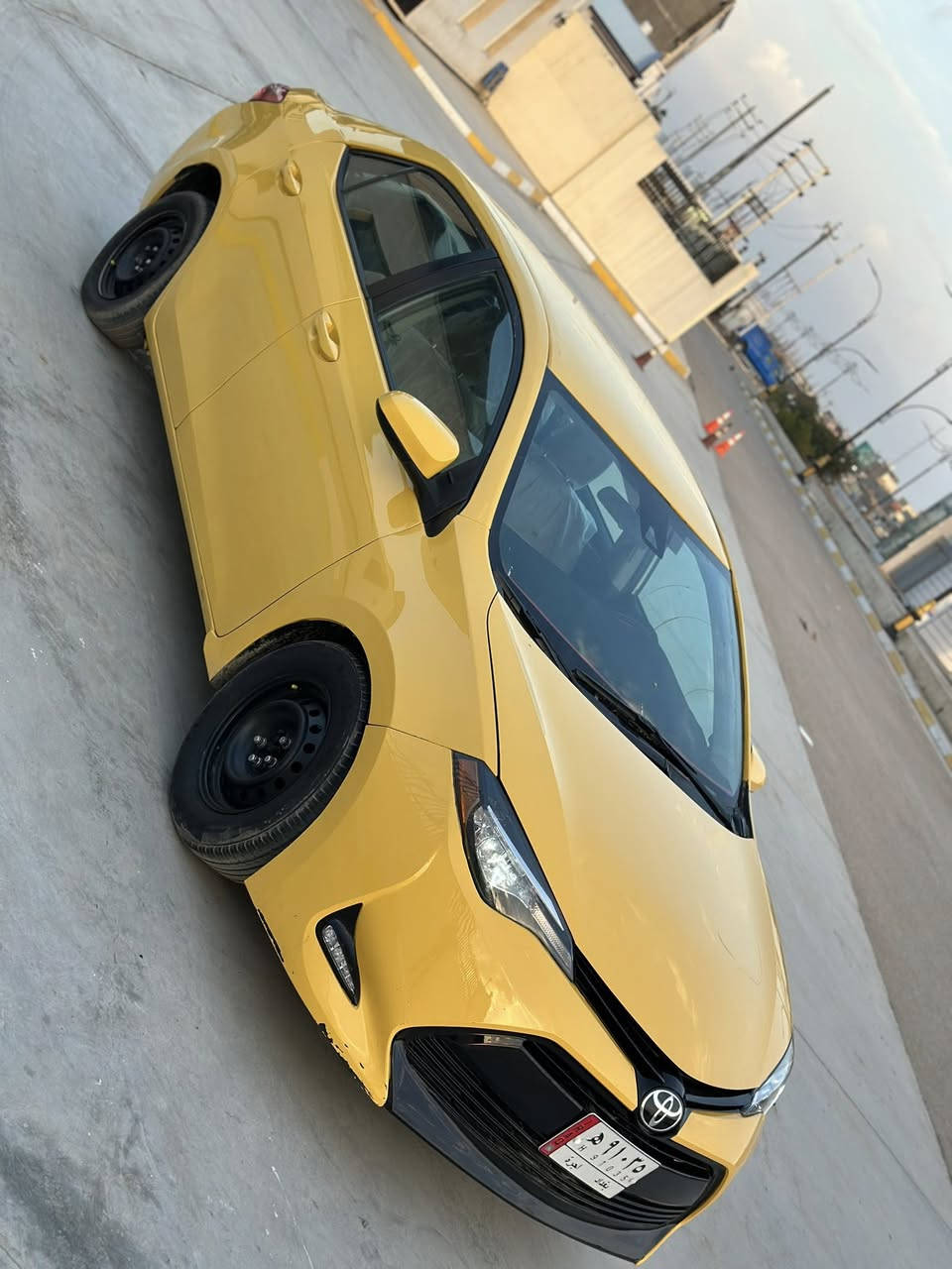 كورولا 2019 Le تكسي
رقم بغداد تحويل مباشر جاهزه لاخير 
حادثه جاملغ وباب بدون داخل 
السياره كامله بدون اي نقص 
مكينه 1800 
مدوشمه كامل ارضيه وكشنات جديد 
مكينه كير حداديه تبريد كهربائيات
كله جديده السعر 123وبيه مجال 
مكاني ديالى بعقوبه تقاطع القدس للاستفسار ***********
