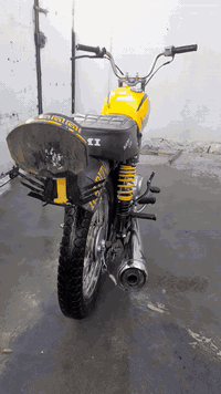 سلام عليكم دراجه رابيدو للبيع اي عيب مابيه مبدل وللفات بس شرط سعر 400 وبي مجال ***********
