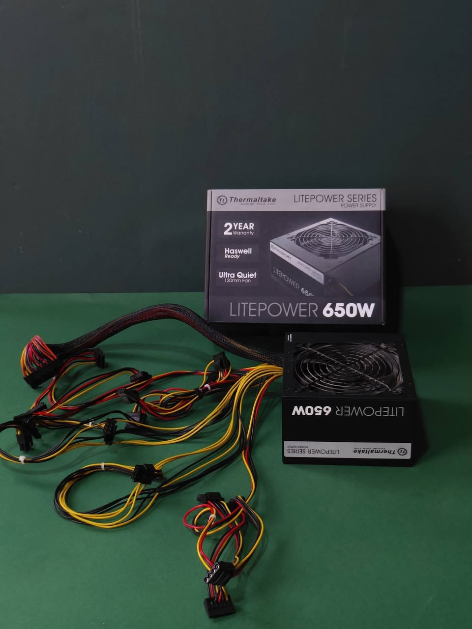 السلام عليكم 
P.S Thermaltake 650w
السعر : 65 الف


**إذا كنت صاحب هذا الإعلان وتريد حذفه لأي سبب، رجاءا أرسل رسالة إلى الدعم الفني**