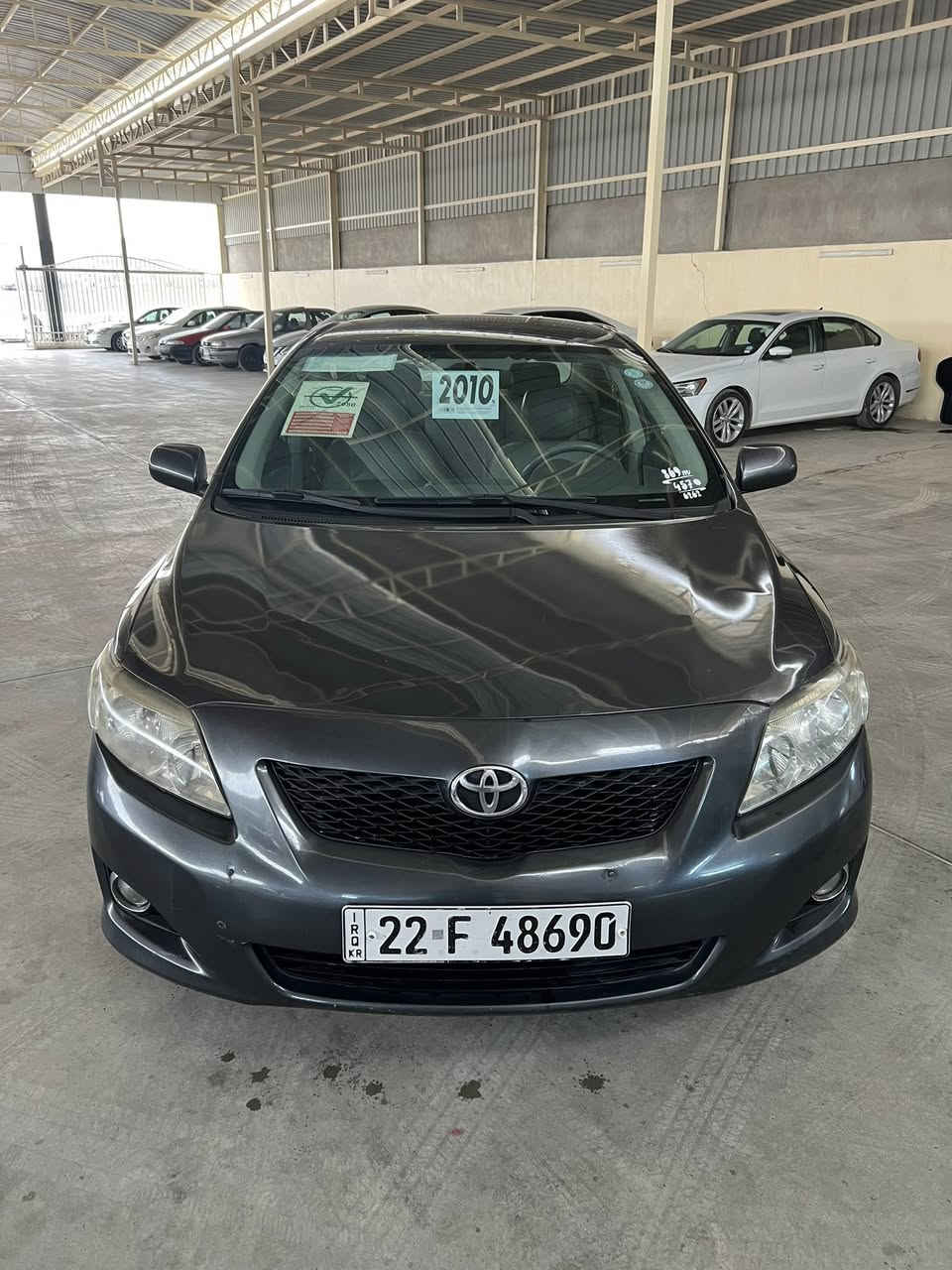 تويوتا كرولا موديل 2010 كير توماتيك وارد امريكي محرك كبير 18رقم و سنه وية هزه جديد.  سياره بي 4 قطع صبغ.  كير و محرك مامفتوح  تايات جديد سياره جاهز. على غرامة540 الف ينزل من سعر عنوان قضاء بردرش معرض الاصدقاء سعر 99$ ورقة رقم موبايل***********
