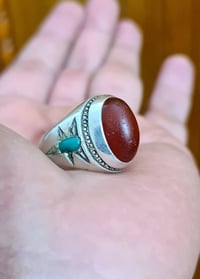 عقيق يماني • أحمر • قديم