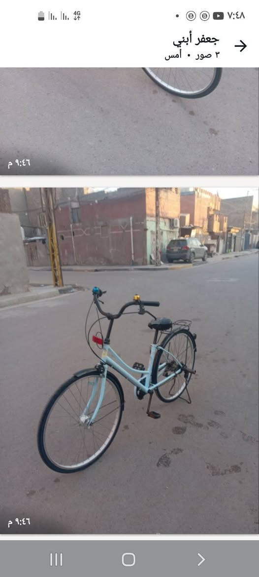بايسكل للبيع بناتي سعره 50 وبي مجال حك لجية بغداد لمعامل لعماري
***********  احمد لمياحي
