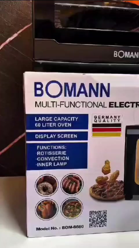 🔥 فرن BOMANN الكهربائي متعدد الوظائف 🔥
جودة ألمانية 🇩🇪 وأداء يعتمد عليه لكل بيت
✔️ سعة كبيرة 60 لتر
✔️ قوة عالية 2400 واط
✔️ شواية + خبز + حمل حراري
✔️ توزيع حرارة متساوي لطبخ مثالي
✔️ إضاءة داخلية + شاشة عرض
✔️ مناسب للبيتزا 🍕، الكيك 🍰، الدجاج 🍗 والمعجنات
اختيارك الذكي لمطبخ عملي ونتائج احترافية 👌
📩 للحجز والاستفسار مراسلة الصفحة
#BOMANN #فرن_كهربائي #جودة_ألمانية #أجهزة_منزلية #مطبخ عروض تجهيز_مطبخ


**إذا كنت صاحب هذا الإعلان وتريد حذفه لأي سبب، رجاءا أرسل رسالة إلى الدعم الفني**