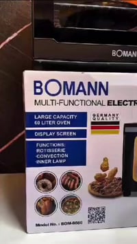 BOMANN • ٦٠لتر • ٢٤٠٠وات