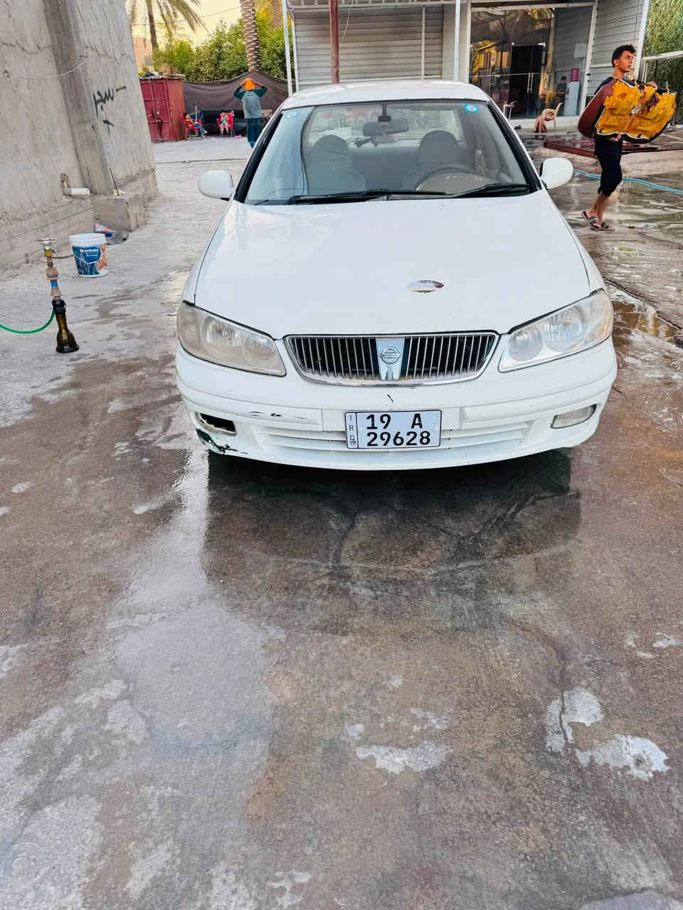 نيسان موديل الفين مصبوغه عام جماليه بدون ضربه 
***********مكانه حله محاويل
