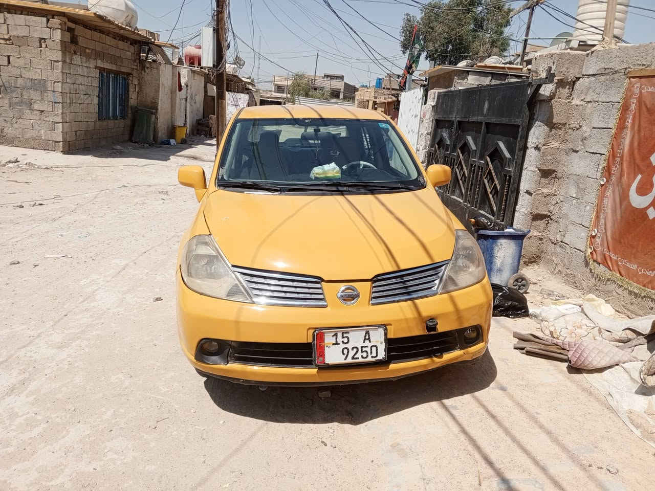 نيسان فيرسا موديل 9 تكسي محرك 1800 محرك جديد كير جديد تخم تاير السيارة بسمي تحويل مصفرة سعرها 55 بغداد الزعفرانية ***********
