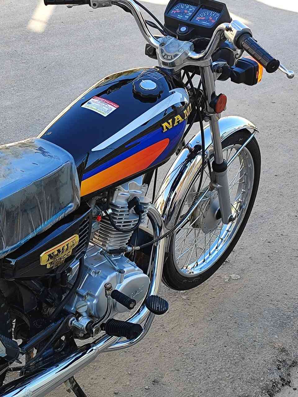 سلام عليكم نامه اصلي اصلي اصلي شلامچه موديل ٢٣ مبدل  تانكي اصلي او اشاير ودشبول وصالنصه كله اصلي ولباقي كله بلاااااد اوراق رقم البليته ولمكينه واحد  اصوووووولي كامله مكينه ما مفتوحه دراجه بل كبس القوي بيه دخانه خفيفه لاستيك ولف او رنكات ما  اعرف تجي وتشوف وتقتنع دراجه خير من الله كهربائيات كله كامله مكمله وكله جديد او اصلي بروح امك اذا مو شراي لا تدخل خاص ولاتتصل سعره مليون و ١٥٠ وبيه مجال بسيط تشوف سعر غالي عليك اترك تعليق حلو او تعبر منشور *********** مكاني ديوانيه مركز
