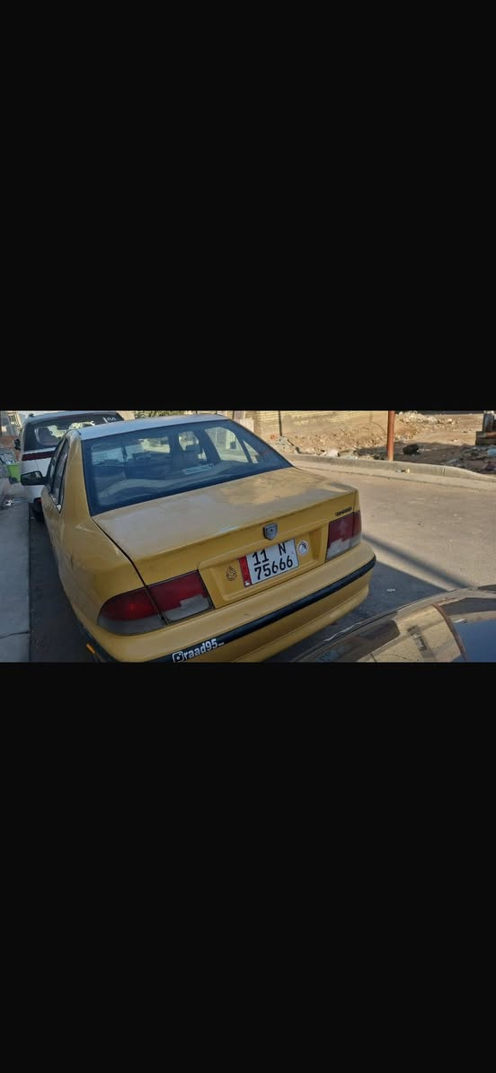 السلام عليكم سمند 12للبيع 
مابيه لا ضربه ولا صبغ 
تبريد شغال❄️
كير مكينه خير من الله 
رقم انكليزي بسمنه ورقمه مميز 
مصفره هيئه وغرامه 
سنويه جديده لل2027
كهربائيات بلاديه شغاله
تحتوي على زنون اصلي 
تحتوي على شاشه  حجم 12

مكان السياره بغداد طريق السريدات قرب سيطره الشعب 

رقم الهاتف ***********ويوجد واتساب الشراي يتصل سعرهه 36وبيه مجال حك الجيه
