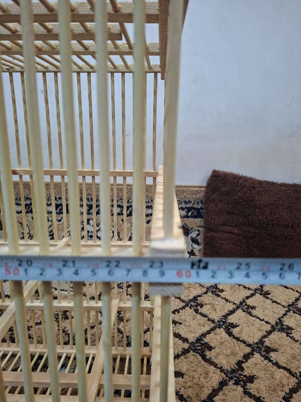 سلام عليكم قفص للبيع جديد طول 60 العرض60 النزال40 باب اسلايت  العود 7ملم 40الف العنوان بغداد حي القاهره ***********
