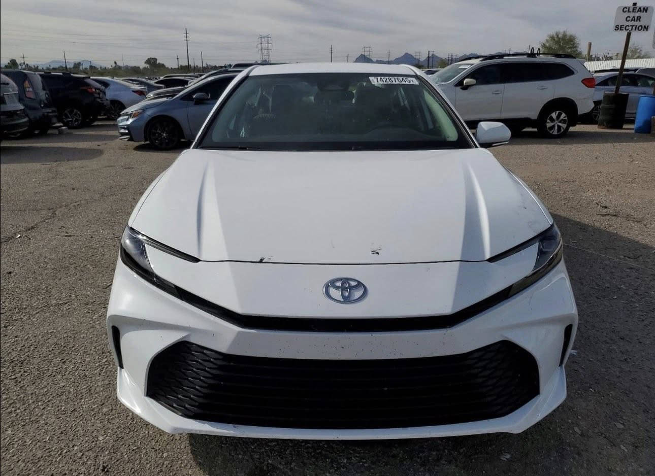 ♦️شركة النخبة - ELITE للمزادات وتجارة السيارات♦️

🔸السلام عليكم ..

♦️نوع السيارة …
♦️TOYOTA - CAMRY - LE - 2025♦️

♦️تاريخ المزايدة غداً الخميس بعد السادسة مسائاً
2026 - 2 - 27♦️

🔸عداد المسافات - 9 الف ميل فقط .
🔸الاسطوانات - 4 سلندر .
🔸حجم المحرك - 2.5 .
🔸الوقود - هايبرد .

AZ - TUCSON - موقع السيارة🔸

♦️سعر النقل من امريكا الى الاردن او الامارات - 2.300$

♦️الأضرار  :- حسب الصور المرفقة

🔸للدخول الى المزاد او شراء سيارة
🔸او اي استفسار يرجى التواصل مع …

♦️شركة الخبة - ELITE للمزادات وتجارة السيارات♦️

♦️عثمان الناصر - ‭0774 810 7610‬

📍صلاح الدين - قضاء العلم - قيصرية الخالد📍
