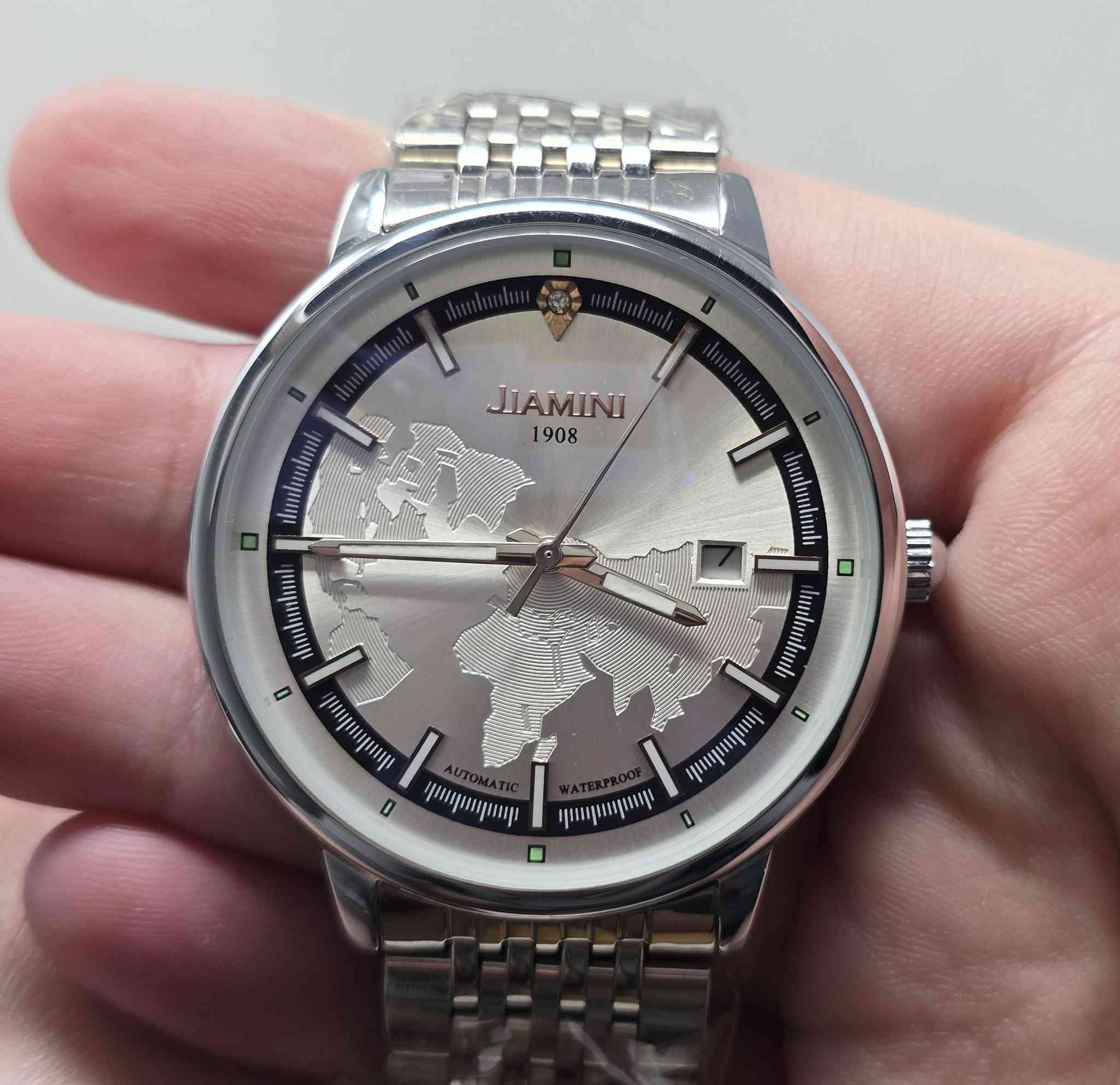 (((مزاد يبدأ من 30 ألف، ينتهي بـ 5 صباحًا.)))
ساعة ماركة JIA'MINI من أمازون.
ماكينة أوتوماتيكية مقاومة للماء، أميال لومينوس.
زجاج زفير مقاوم للخدش والصدمات.
تصميم مميز (تفاصيل داخل الفيديو).
مكاني كربلاء (متوفر توصيل).


**إذا كنت صاحب هذا الإعلان وتريد حذفه لأي سبب، رجاءا أرسل رسالة إلى الدعم الفني**