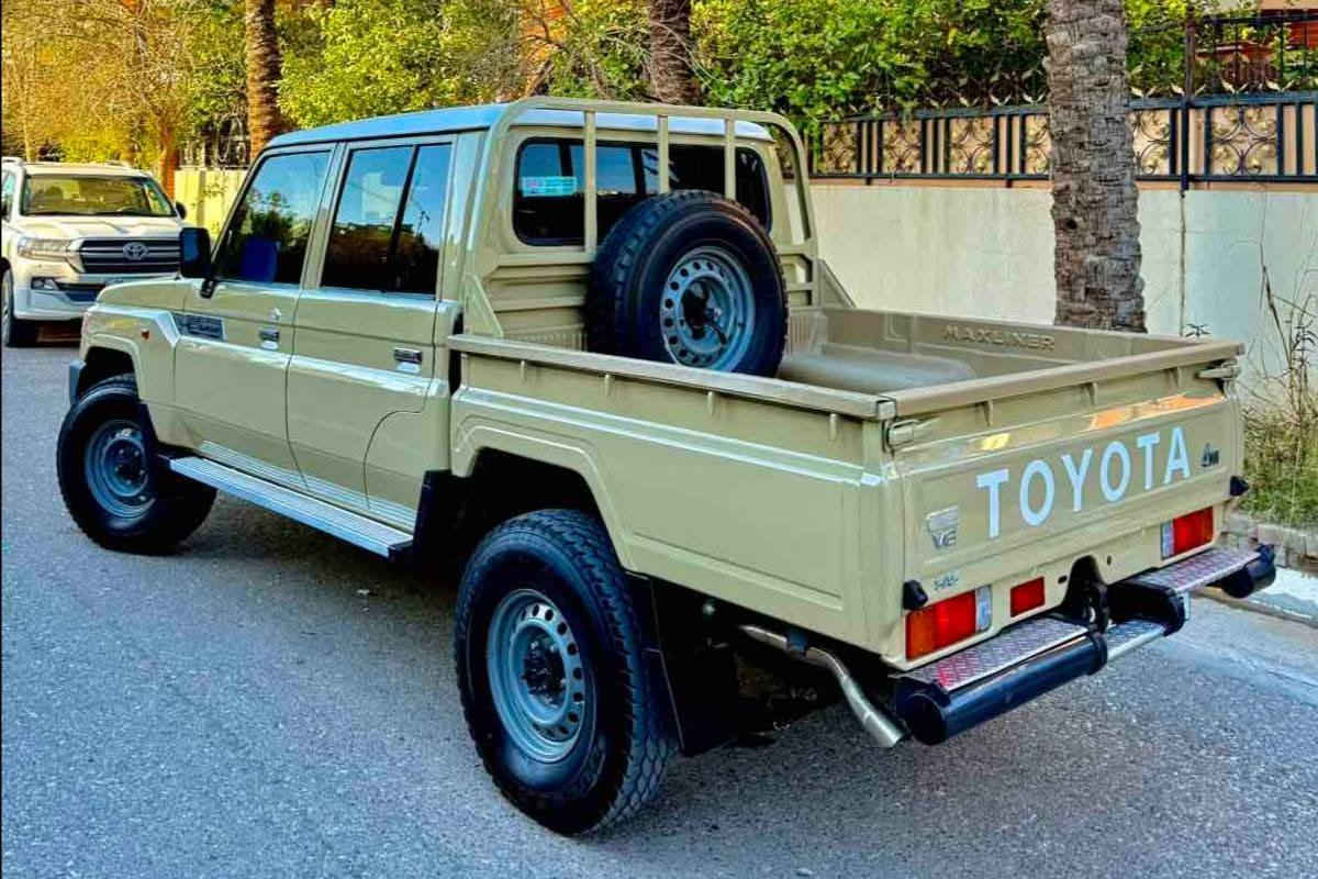 تويوتا لاندكروزر 2022 وارد شركة سردار
ماشية 58 ألف كيلومتر
السيارة بحالة جديدة جداً
كل أغراضها على دق الشركة
رقم وسنوية جديدة
4 تايرات لوك تحتها
(بيها ضربتين صبغ صغار)
باقي الجسم على الشركة

🟦 السعر  _ الطلب في التعليقات سيأتي إليك مباشرة 
                  فقط على الصفحة مو على كروب

القير والمكينة والكلتش والدفريشن وكالة
لا يوجد أي خلل
رقم المالك:
***********
