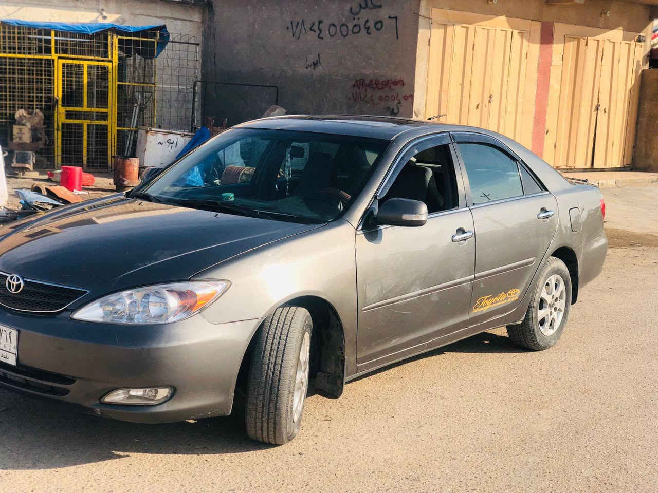 كامري ٢٠٠٤ رقم بغداد سنويه لل ٢٠٢٩محرك ٤ تبريد تدفئه تخم تاير صدر جديد مصبوقه حزام سياره جاهزه عارضه ٨٥ وبيه مجال ترهم مراوس  مكانه صلاح الدين الضلوعيه ***********
