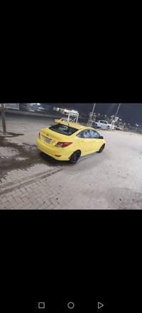 اكسنت 2014 وارد خليجي بيهه ضربه باب وجاملغ خلفي بدون دواخل كير مكينه ت...