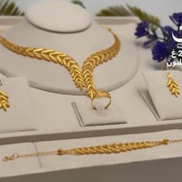 #طقم_خليجي_اكسترا 🇦🇪 🌺 عيار 21k   السعر مع الوزن داخل الصورة   متوفر ت...