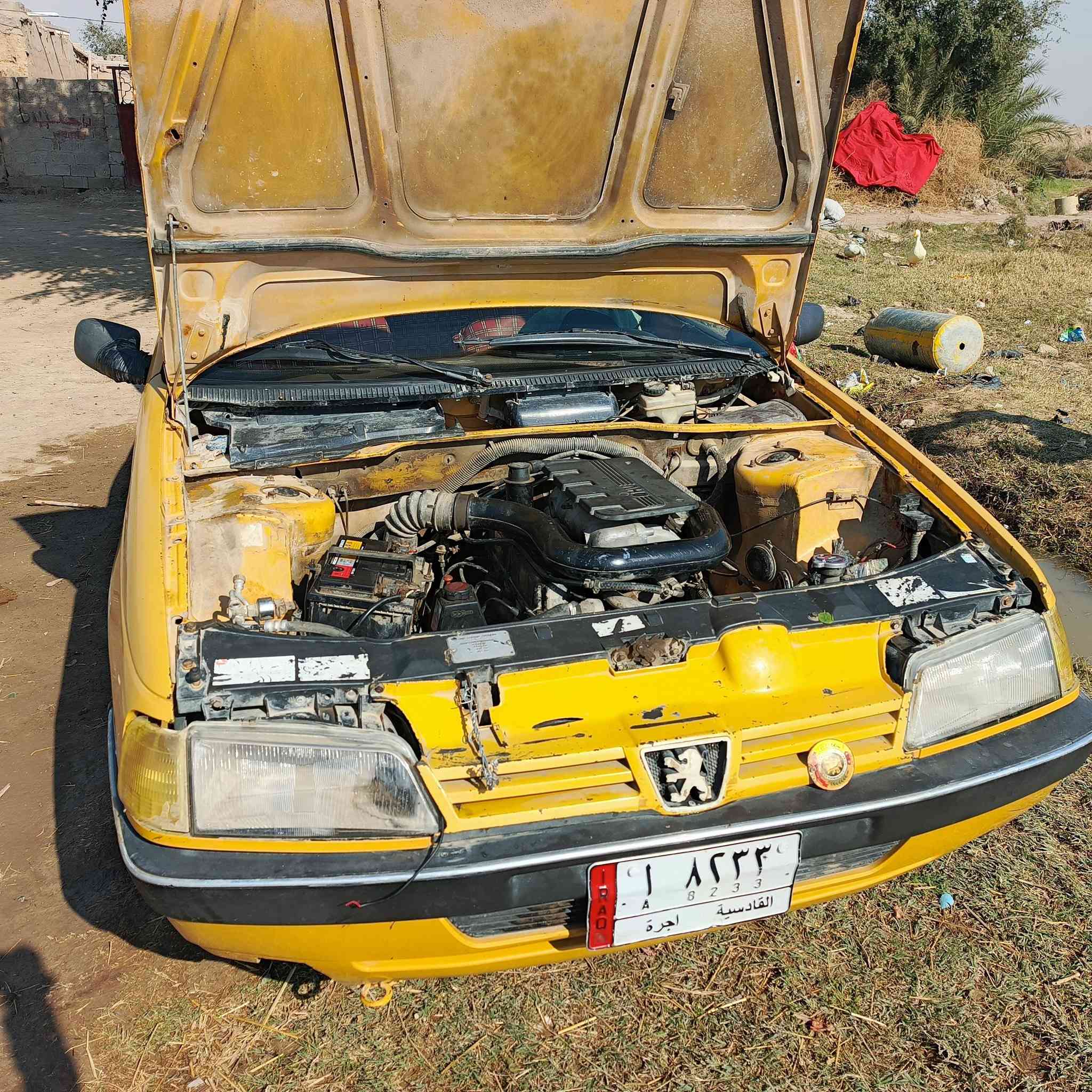 السلام عليكم سياره بيجو للبيع السياره
خير من لله مصفره هيأ وقرامات  السياره مكفوله من كلشي 
كير واكسن نضيفات المكينه لا تنقص ولا تبخر كهرباء يأت كلها شقالة (السعر 16 ورقه وبيها مجال )المكان ذي قار//قلعه سكر ما متواجد على فيس بوك /// نتصلو عل رقم ***********
