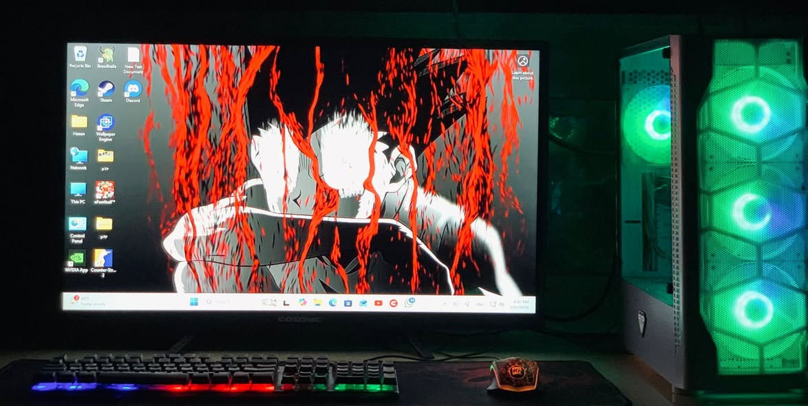 الكارت Geforce RTX 3060 12g dual fan

المعالج Amd Ryzen 5 5500 Processor

الرام RGB DDR4 RAM (16G-3200 MHz)

الهارد SSD M.2 512G Laxer

البورد Asus B450M prime

الباور 600W Rgb Aigo

الملحقات:

شاشه بلازما حجم 32

ماوس + كيبورد هديه

واتساب ***********

اتصال ***********

المكان بغداد - الدولعي

سعرها مليون كامله
