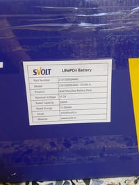 بطارية Svolt بقدرة  10Kw .. 51V مستعملة حوالي سنة تقريباً مع ضمان 5 سن...
