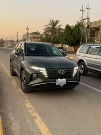 هيونداي توسان 2022  لون رصاصي على زيتوني  رقم رقم أربيل الجديد  وارد ا...