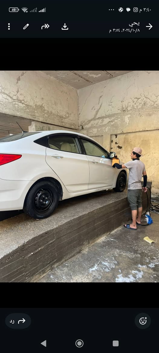 اكسنت امريكي موديل 2016 حادث باب  الخلفي وجاملغ السيارة جاهزه من كلشي السعر المطلوب 100 وبيه مجال قليل الاتصال *********** السيارة باسمي السنوية 35 مكان السيارة الحلة المركز
