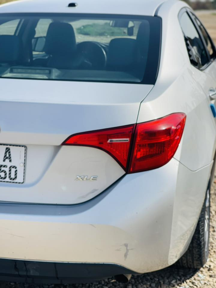 كورلا 2017 وارد امريكي
فئة XLE 
فول مواصفات
اللون رصاصي (سلفر)
رقم ديالى جديد ل2029 
بـ🔊ـصـمة تشغيل
بـ🔊ـصـمة ابواب وجنطة
انارة ترحيب
رادار امامي شغال
تحديد سرعة
تحديد مسار
فتحة سقف
حجر بيئة
كشنات جلد بلادي كهربائي
تدفئة كشنات
لايت زنون بلادي
كير ومحرك بلادي مكفول
نظام ايكو
تبريد بيانو ثلج 
سيارة خير من اللّــهُ مال جناي
ضرر قطعة وحدة بنيد مبدل بلادي بدون دواخل بدون لغد
ايرباكات طاكات وبيها بارد موضح بالسونار
ماشية136 الف
مكان السيارة 
ديـالى/ شـهــربان
السعر 146 بيها مجال بسيط
***********
