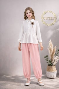 اطقم عيد بناتي • قطنيه تركي • ٤-١٢ سنة