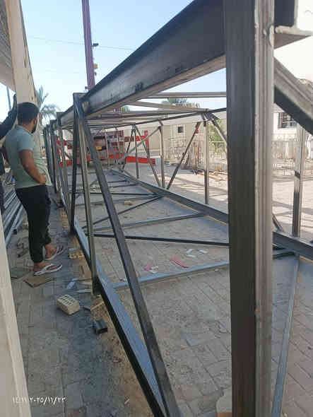 معمل حدادية أمير العابدي .........
فرع النجف أن يعلن....
 للزبائن الكرام  أستعدادها لعمل الونج مصعد الكهربائي 
تم والحمدلله إنجاز العمل دخل مستشفى الصدر  الجملة العصبية وبشكل المطلوب 
هاتف معمل........ ***********
