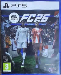 لعبة fc 26 لجهاز ps5 للبيع العبة نظيفة جدا رايده ب55  مكاني علي الصالح...